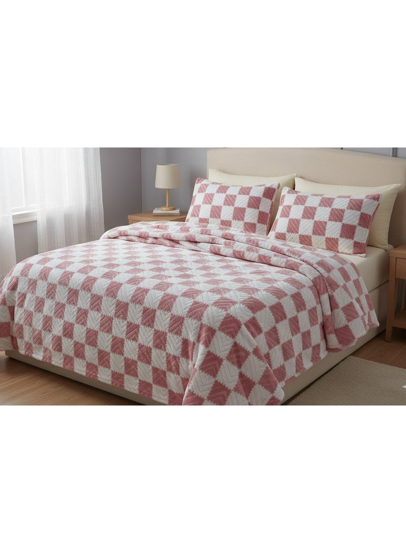 Large bed heating blanket, laser engraved, size 220*240cm - Image 1